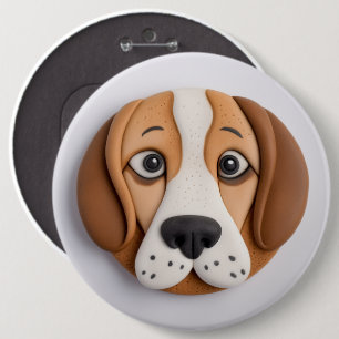 Macaron Rond 15,2 Cm Beagle Un Beau Cookie Inspiré
