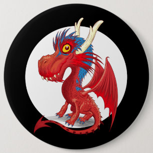 Macaron Rond 15,2 Cm Bébé mignon Dragon