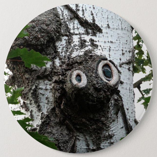 Macaron Rond 15,2 Cm Birch Soul Arbre Magique Visage Photographie Insig (Devant)