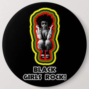 Macaron Rond 15,2 Cm Black Girls Rock !