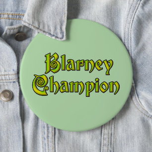 Macaron Rond 15,2 Cm Blarney Champion bouton vert colossal