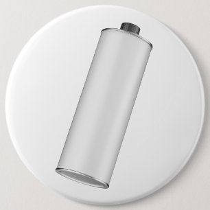 Macaron Rond 15,2 Cm Bouteille blanche ronde en étain pour huile d'oliv
