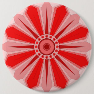 Macaron Rond 15,2 Cm Bouton avec l'art de la fleur