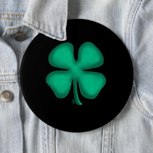 Macaron Rond 15,2 Cm Bouton colossal Black Irish