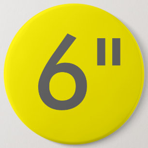 Macaron Rond 15,2 Cm Bouton d'arrondi géant de 6 po sur impression per