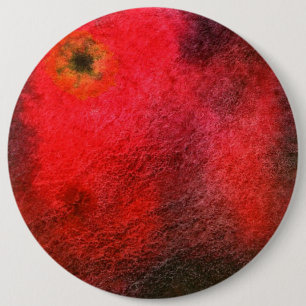 Macaron Rond 15,2 Cm Bouton d'art Abstrait "Black Star"