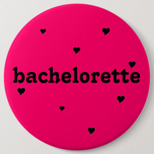 Macaron Rond 15,2 Cm bouton de "bachelorette"