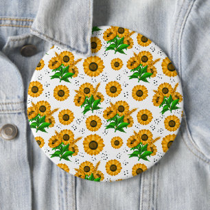 Macaron Rond 15,2 Cm Bouton de blé de tournesol