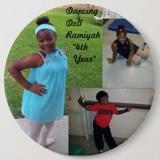 Macaron Rond 15,2 Cm bouton de danse