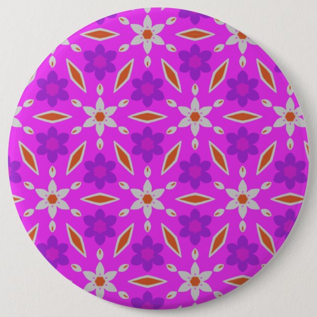 Macaron Rond 15,2 Cm Bouton de jonquilles mignonnes Fleurs et diamants (Devant)