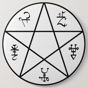 Macaron Rond 15,2 Cm Bouton de piège de démon