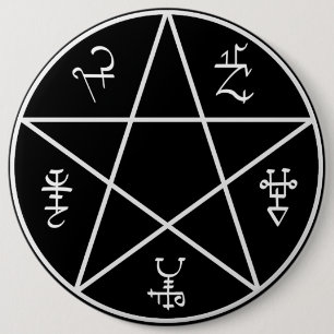 Macaron Rond 15,2 Cm Bouton de piège de démon