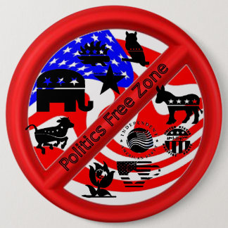 Macaron Rond 15,2 Cm Bouton de produit répulsif de campagne politique