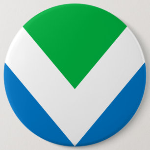 Macaron Rond 15,2 Cm Bouton d'épingle du drapeau végétalien