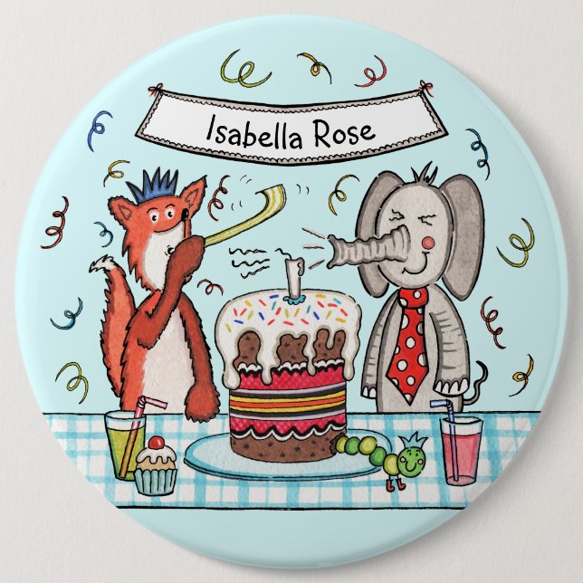 Macaron Rond 15,2 Cm Bouton d'insigne Personnalisé pour les animaux de  (Devant)