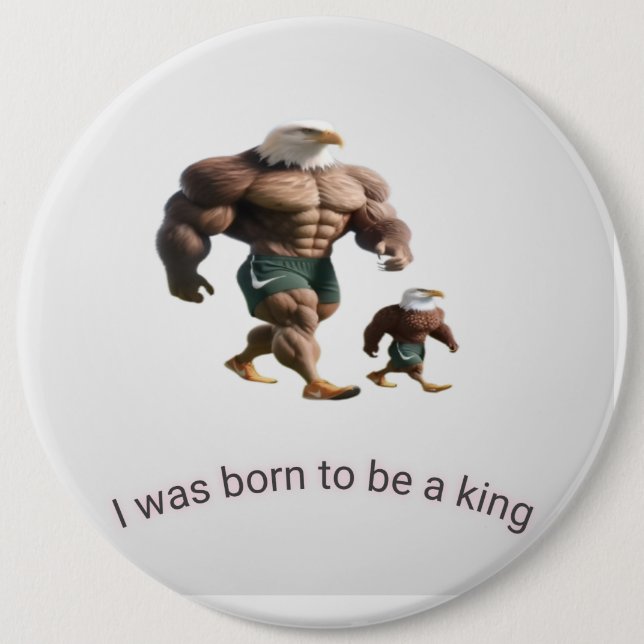 Macaron Rond 15,2 Cm Bouton élégant (Devant)