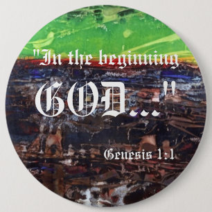 Macaron Rond 15,2 Cm Bouton Genèse 1:1