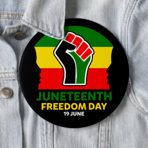 Macaron Rond 15,2 Cm Bouton Histoire noire du Jour de la Liberté du 11°