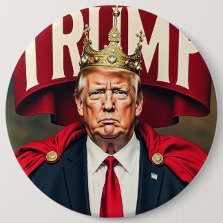 Macaron Rond 15,2 Cm Bouton King Trump Pour Maga
