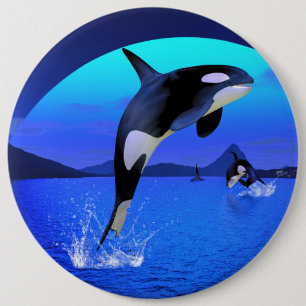Macaron Rond 15,2 Cm Bouton Orca