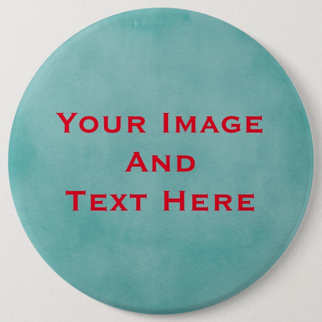 Macaron Rond 15,2 Cm Bouton personnalisé Image et texte (Devant)