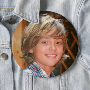 Macaron Rond 15,2 Cm Bouton photo grand format