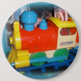 Macaron Rond 15,2 Cm Bouton rond du train de vacances