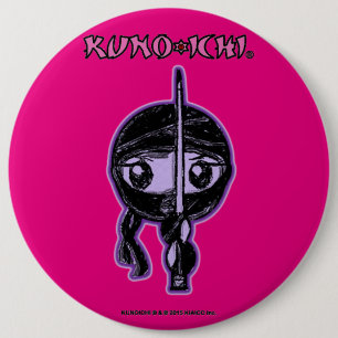 Macaron Rond 15,2 Cm Bouton rosâtre de KUNOICHI