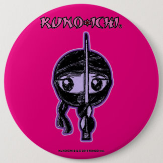 Macaron Rond 15,2 Cm Bouton rosâtre de KUNOICHI