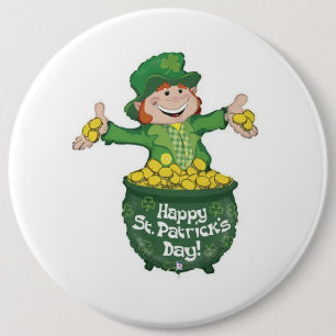 Macaron Rond 15,2 Cm Bouton Saint Patrick