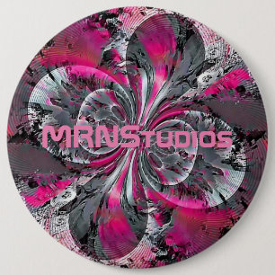 Macaron Rond 15,2 Cm Bouton Signaux mixtes