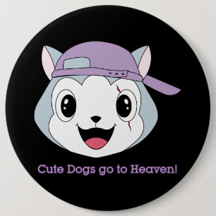 Macaron Rond 15,2 Cm Bouton supérieur de Dog™