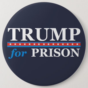 Macaron Rond 15,2 Cm Bouton TRUMP POUR PRISON