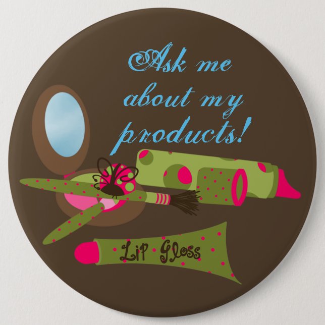 Macaron Rond 15,2 Cm Boutons de qualité supérieure (Devant)