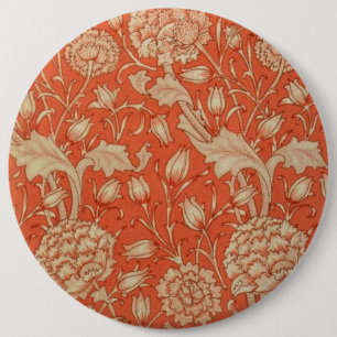 Macaron Rond 15,2 Cm Boutons Motifs Floral William Morris