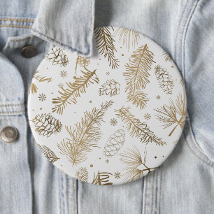 Macaron Rond 15,2 Cm Branches et pins