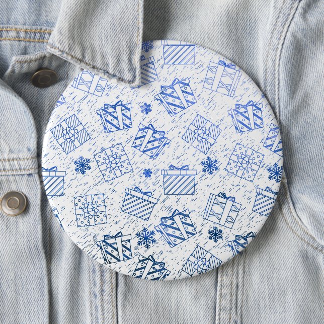 Macaron Rond 15,2 Cm Cadeaux de Noël 6 (En situation)