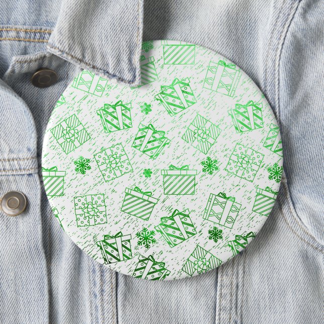 Macaron Rond 15,2 Cm Cadeaux de Noël 7 (En situation)