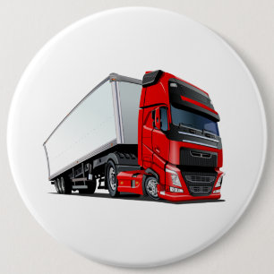 Macaron Rond 15,2 Cm Camion de dessin