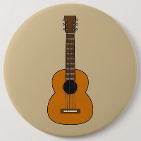 Carton simple de guitare acoustique