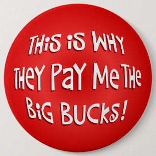 Macaron Rond 15,2 Cm C'est pourquoi le bouton