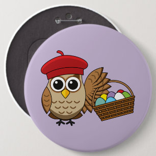 Macaron Rond 15,2 Cm Chasse aux oeufs de Pâques