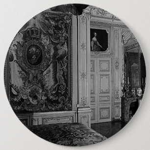 Macaron Rond 15,2 Cm Château de Versailles vintage Louis XV Chambres d'