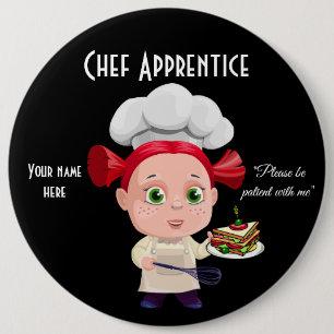 Macaron Rond 15,2 Cm Chef Apprentice, Bouton rond 6 pouces