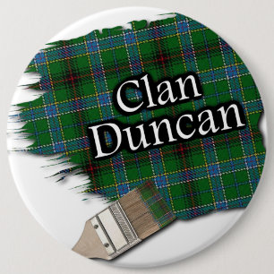 Macaron Rond 15,2 Cm Clan Duncan Tartan Peinture Brush
