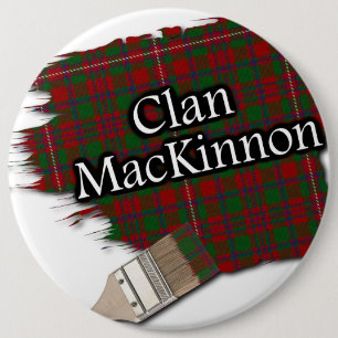 Macaron Rond 15,2 Cm Clan MacKinnon Tartan Peinture pinceau