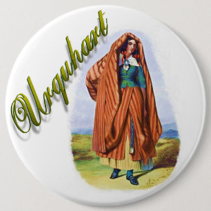 Macaron Rond 15,2 Cm Clan Urquhart Scottish Dream Button