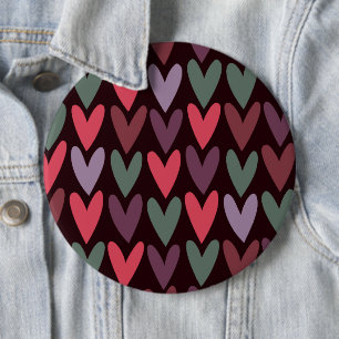 Macaron Rond 15,2 Cm Coeurs 6