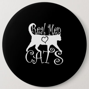 Macaron Rond 15,2 Cm Conception graphique de vrais d'hommes chats