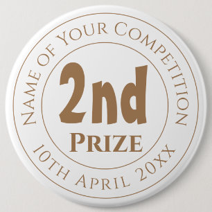 Macaron Rond 15,2 Cm Concours 2e Prix Trophée